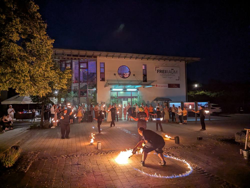 Feuershow in Röttenbach